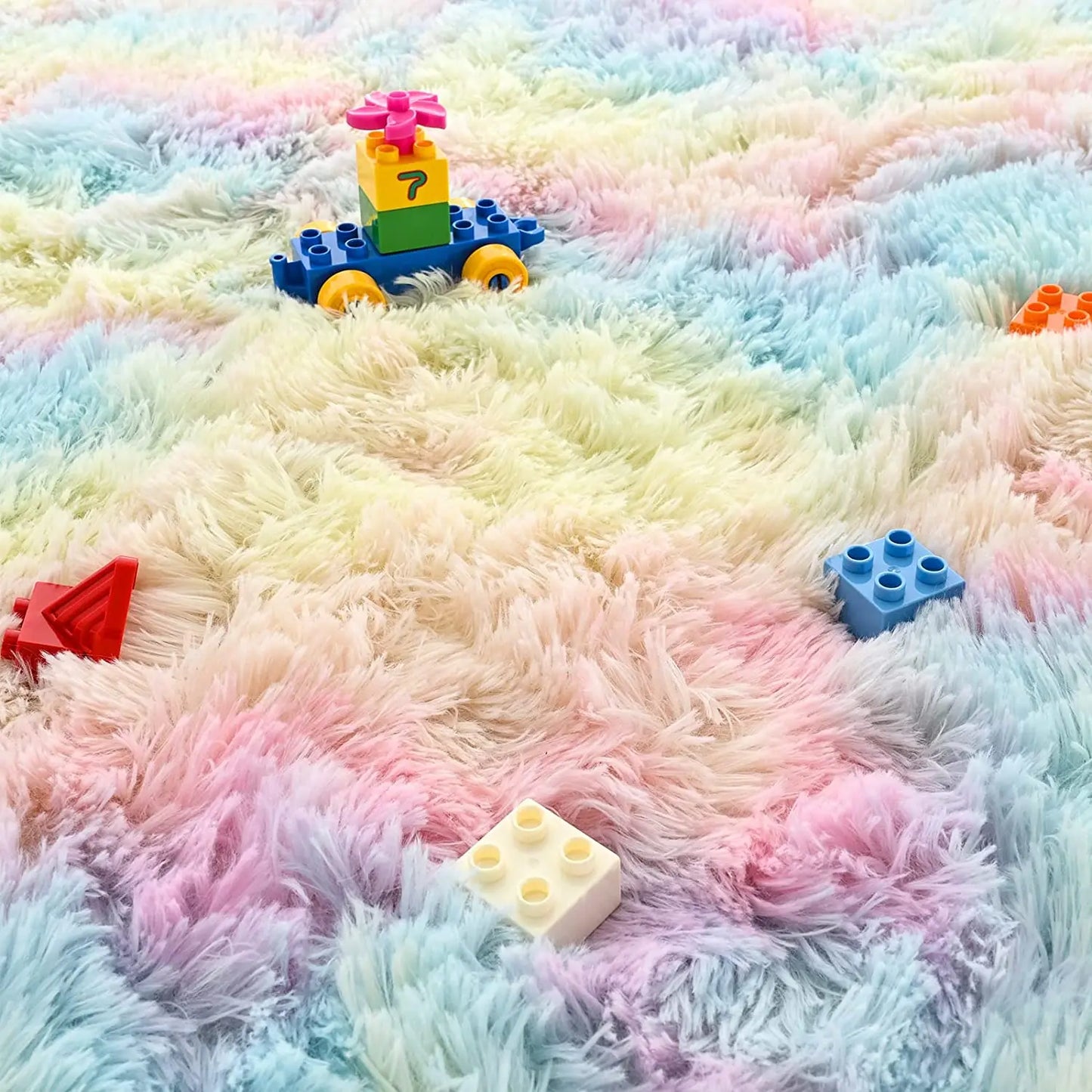 Rainbow Rugs for Girls Bedroom