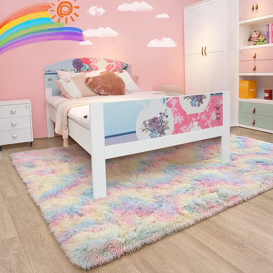 Rainbow Rugs for Girls Bedroom