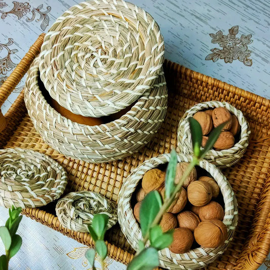 Rattan Desktop Storage Box