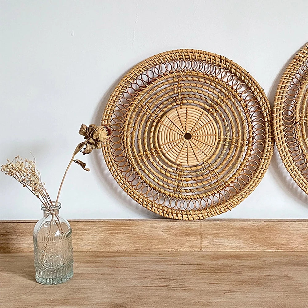 Rattan Wall Hanging Plate