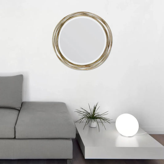 Round Metal Decorative Wall Mirror
