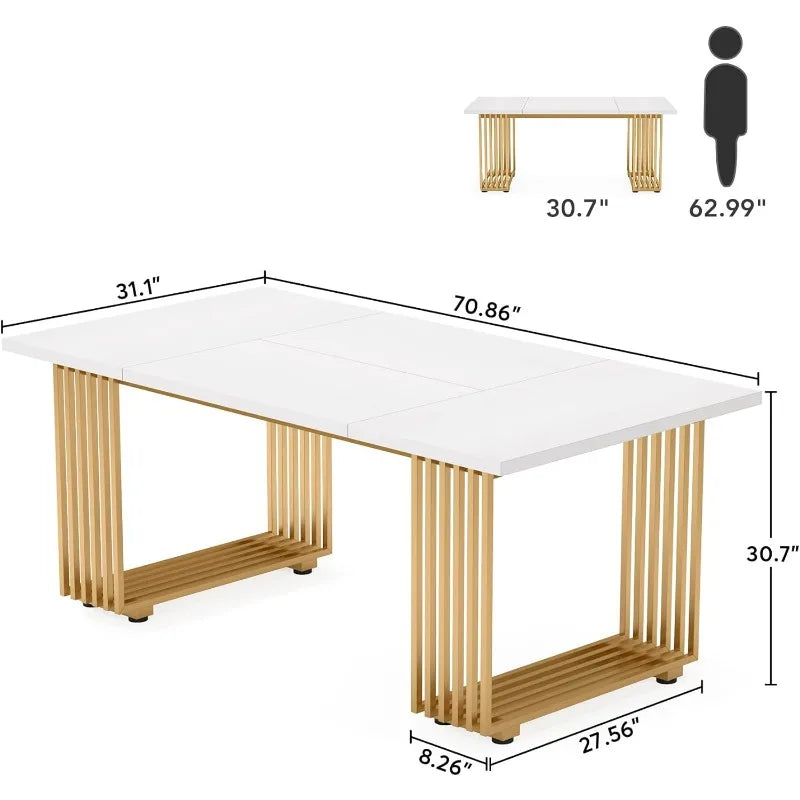 Modern Dining Table for 6-8 People,  e