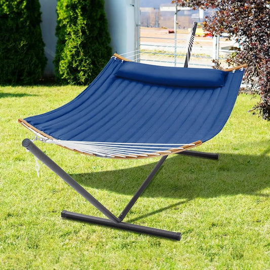 Curved-Bar Hammock with Stand,