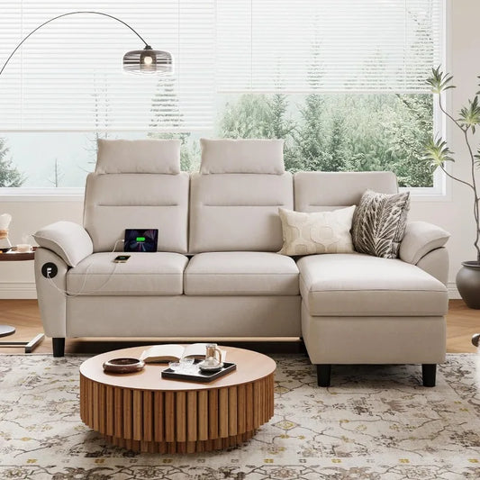 HOME Sectional Sofa, High Back