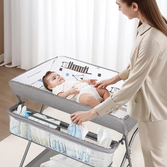 Baby Changing Table with Wheels
