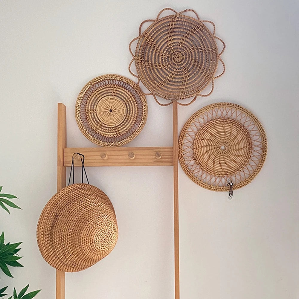 Rattan Wall Hanging Plate