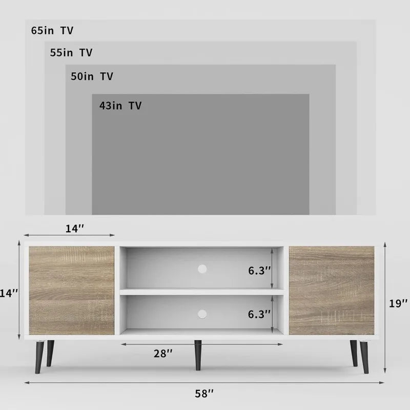 TV Stand for 65 Inch TV