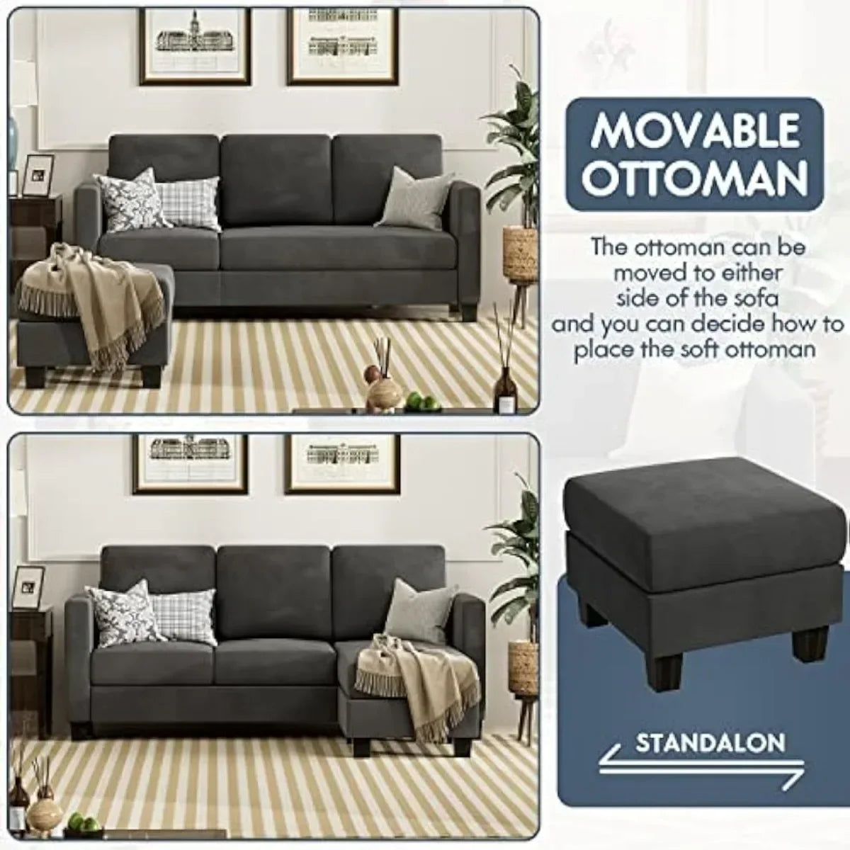 Convertible Small Sofa