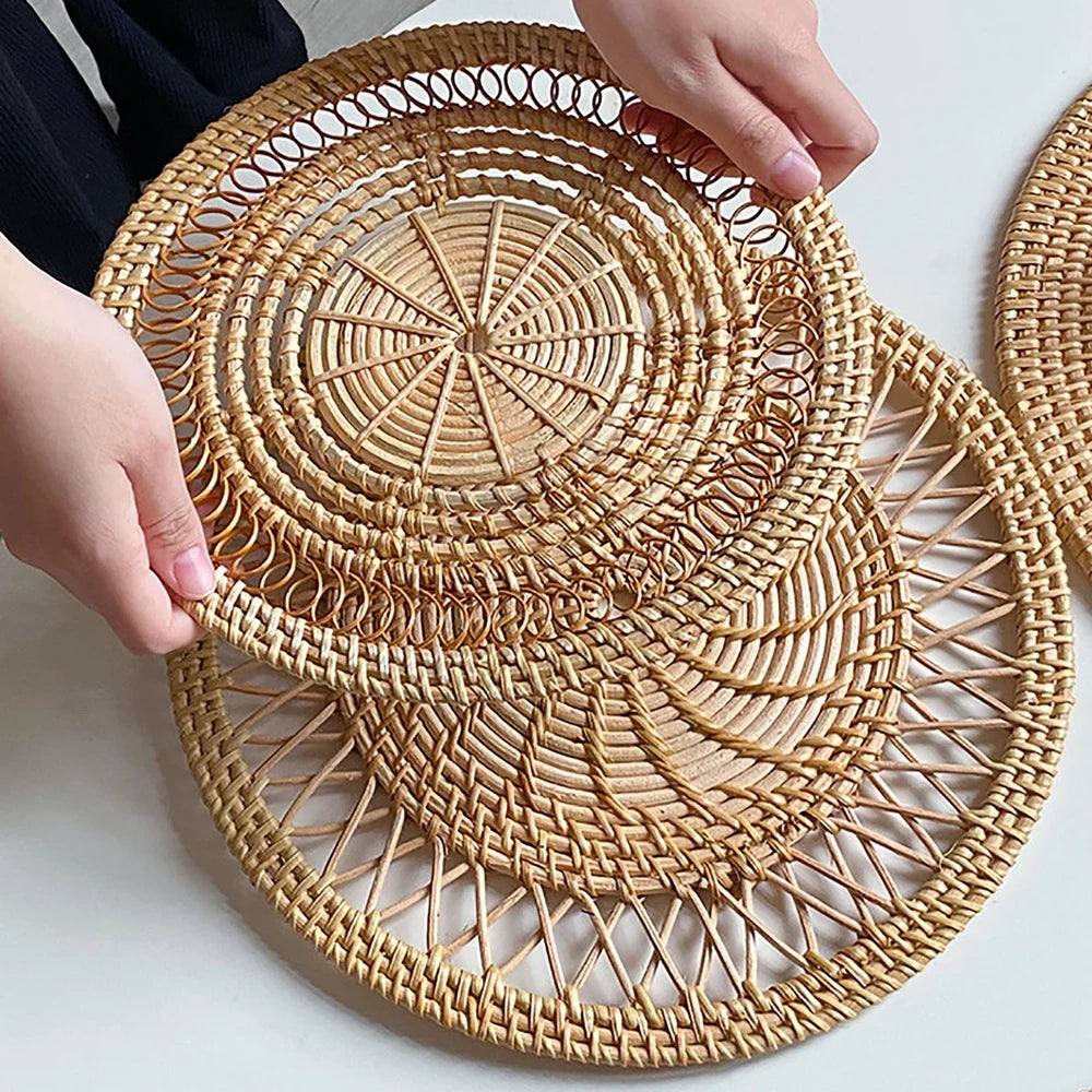 Rattan Wall Hanging Plate