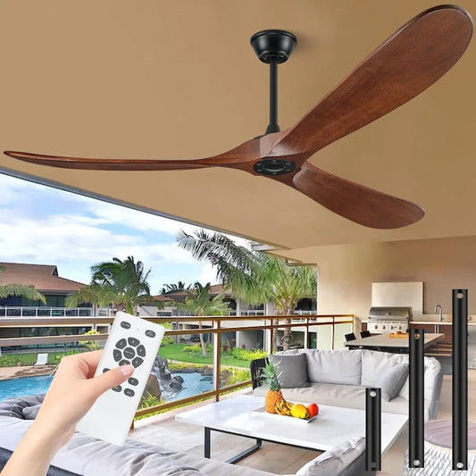 72" Ceiling Fans without Lights,