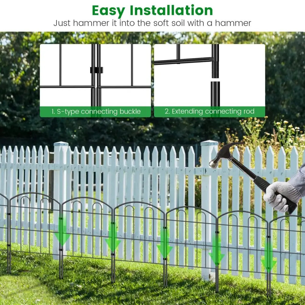 10pcs Outdoor Decorative Garden Fences