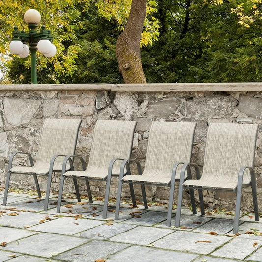 Patio Dining Chairs Set of 4,
