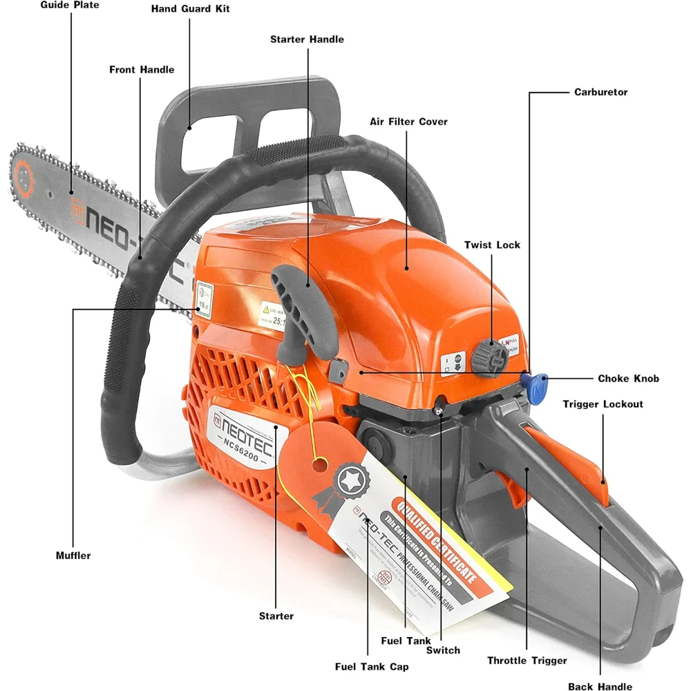 NEOTEC 20 Inch Chainsaw,