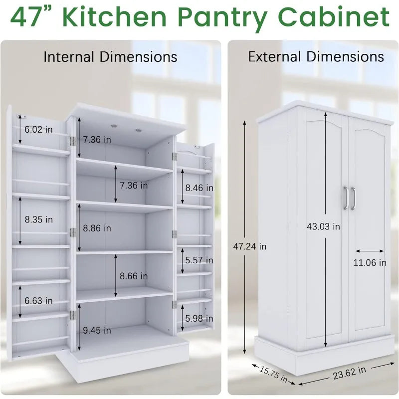 Kitchen Pantry Cabinet,